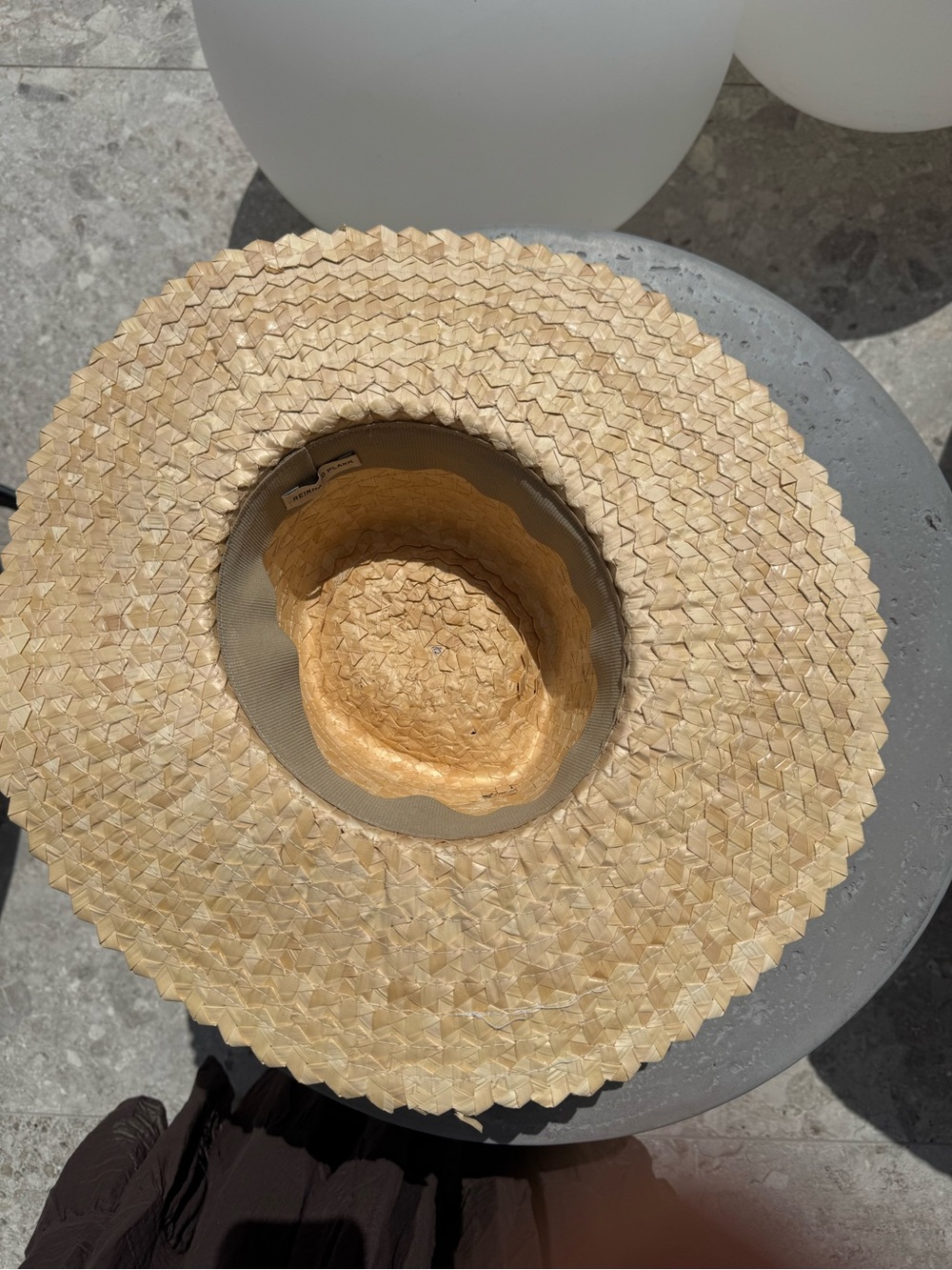 Reinhard Plank Natural Straw Sun Hat - Wide Brim - Picture 7 of 8